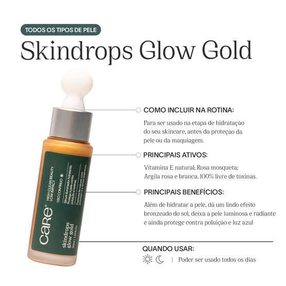 Skindrops SERUM Hidratan Iluminador Glow Gold